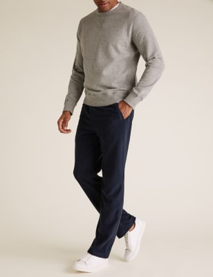 m&s mens fleece joggers