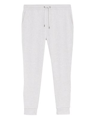

M&S Collection Pantalón deportivo 100% algodón con puñoMens - Ecru, Ecru