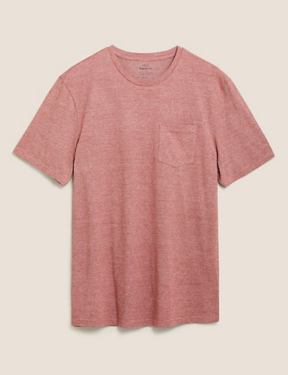 Pure Cotton Textured T-Shirt