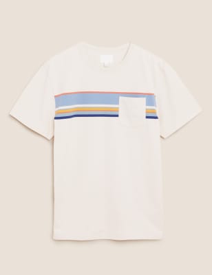 Buy MARKS & SPENCER M&S Collection Pure Cotton Heavyweight T-Shirt