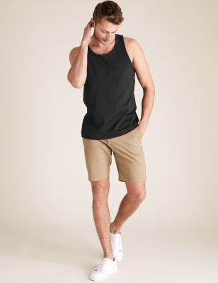 

M&S Collection Camiseta ajustada 100% algodónMens - Black, Black
