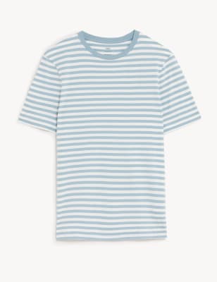 Pure Cotton Striped T-Shirt