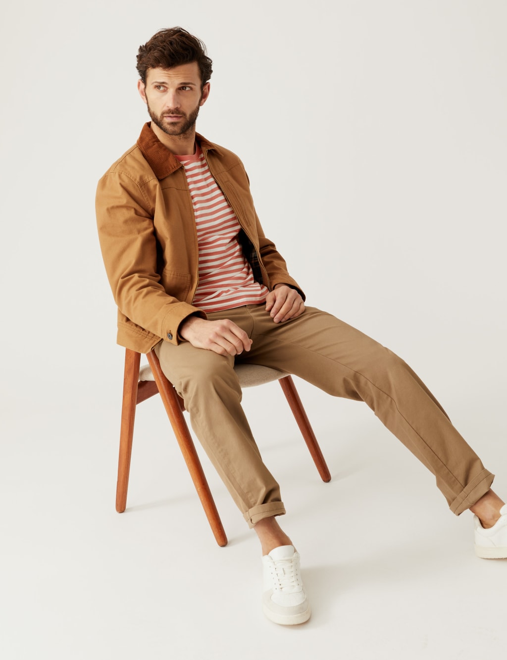 Pure Cotton Striped T-Shirt image 4