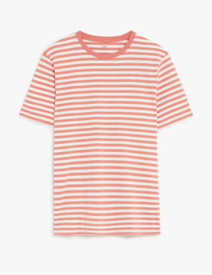 Pure Cotton Striped T-Shirt