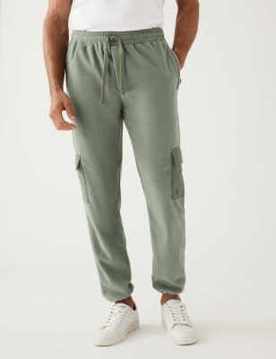 Fleece Cargo Jogger Sweatpants for Boys