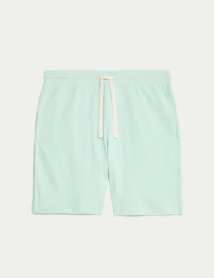 Pure Cotton Drawstring Jersey Shorts