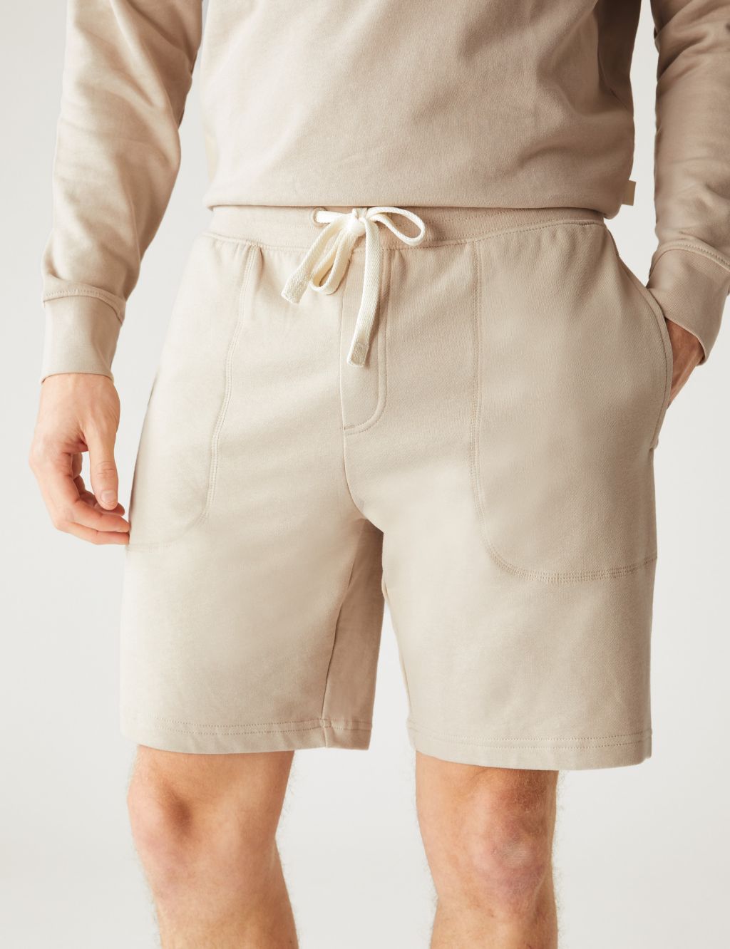 Drawstring Jersey Shorts image 3
