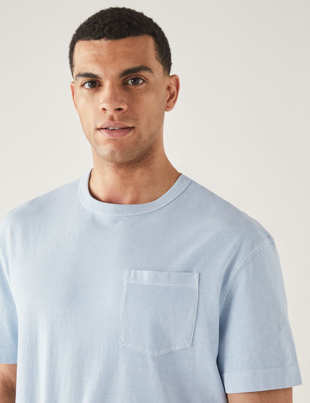 Relaxed Fit Pure Cotton Crew Neck T-Shirt image 3