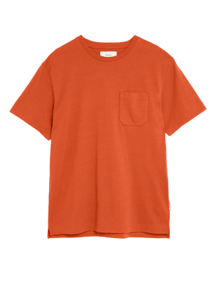 

M&S Collection Camiseta reforzada 100% algodónMens - Copper, Copper