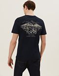 Pure Cotton Tokyo Print T-Shirt
