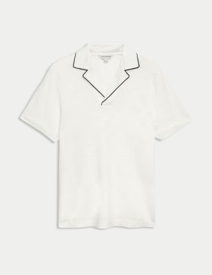 Linen Rich Polo Shirt