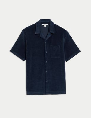 

Mens M&S Collection Cotton Rich Polo Shirt - Dark Navy, Dark Navy