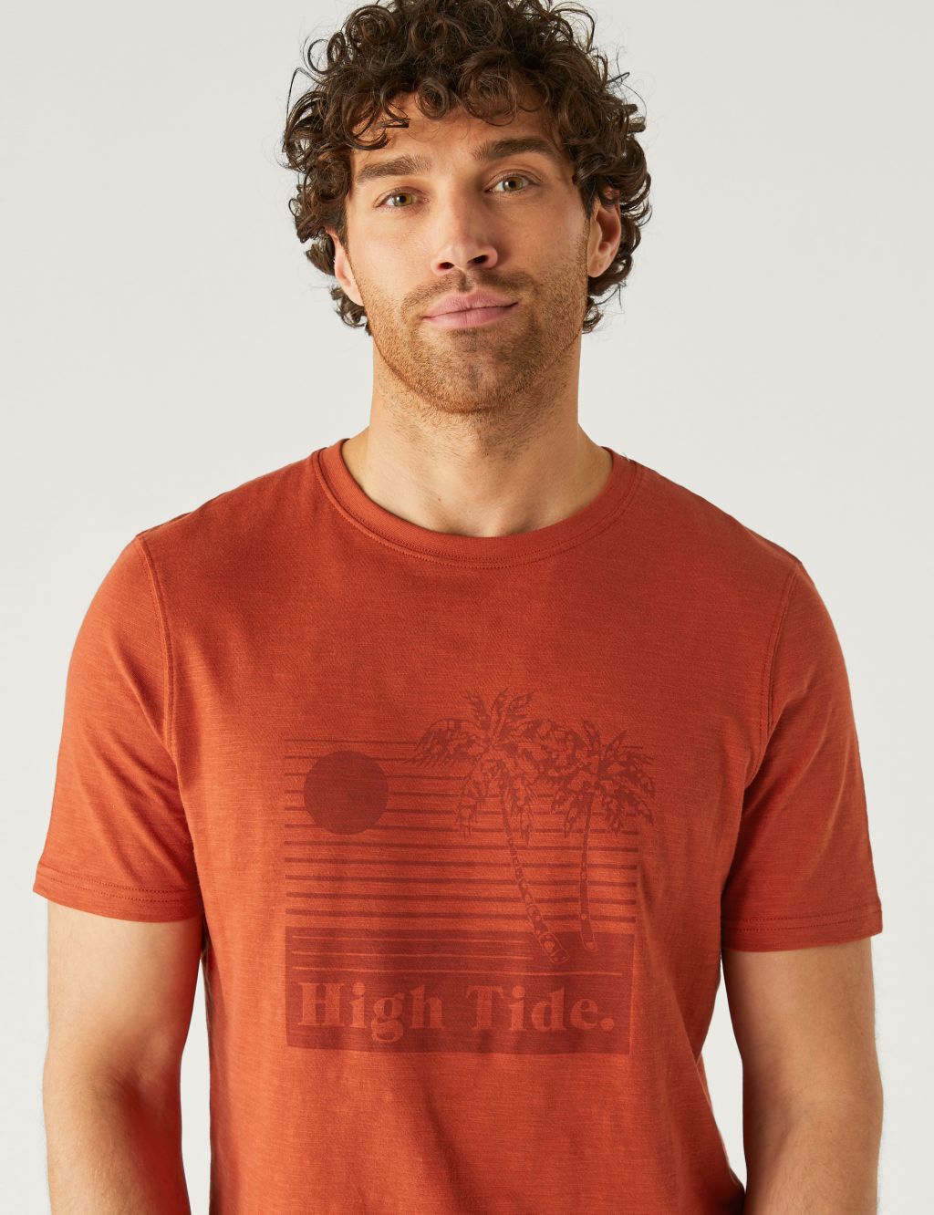 Pure Cotton High Tide Graphic T-Shirt image 1