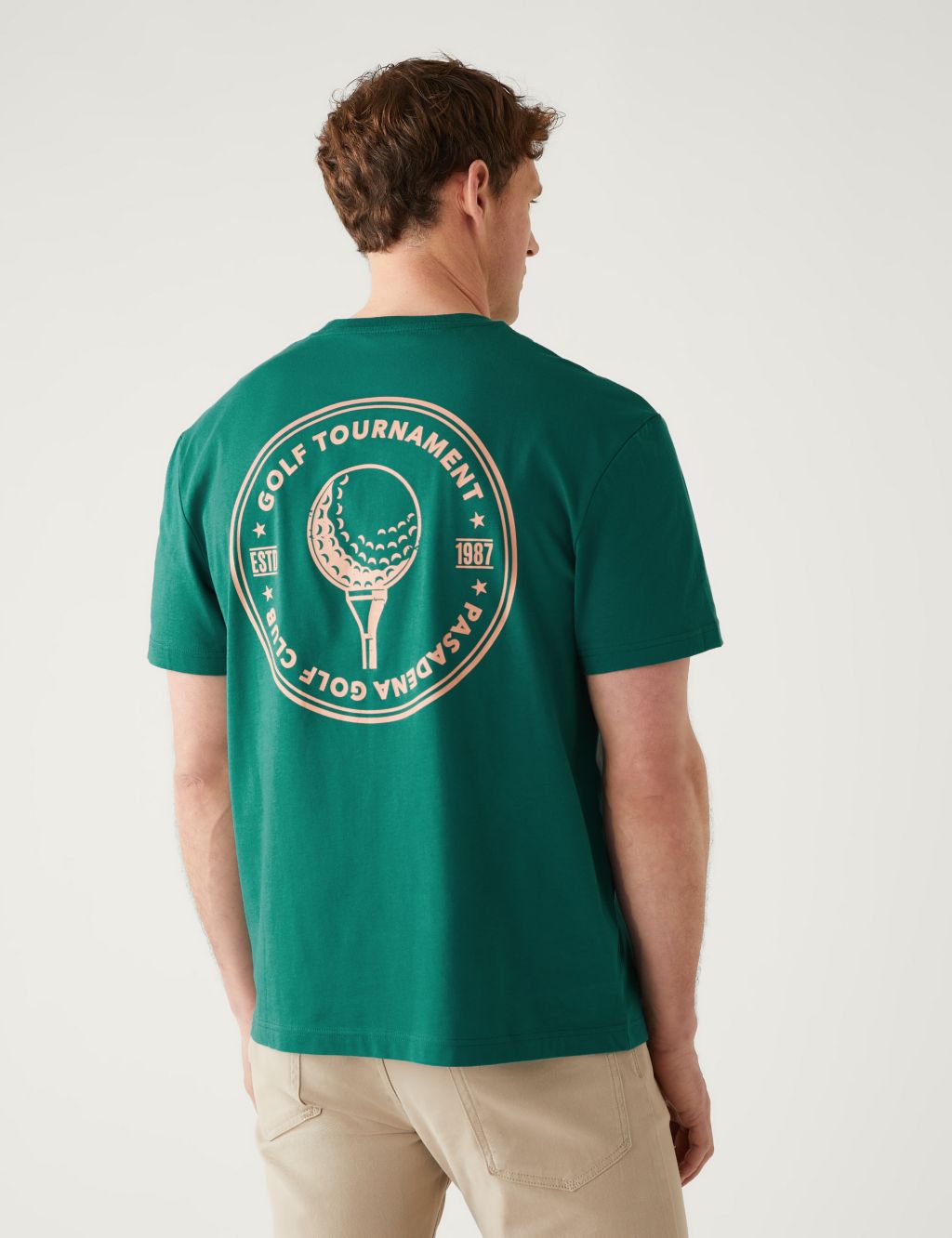 Pure Cotton Golf Ball Graphic T-Shirt image 4