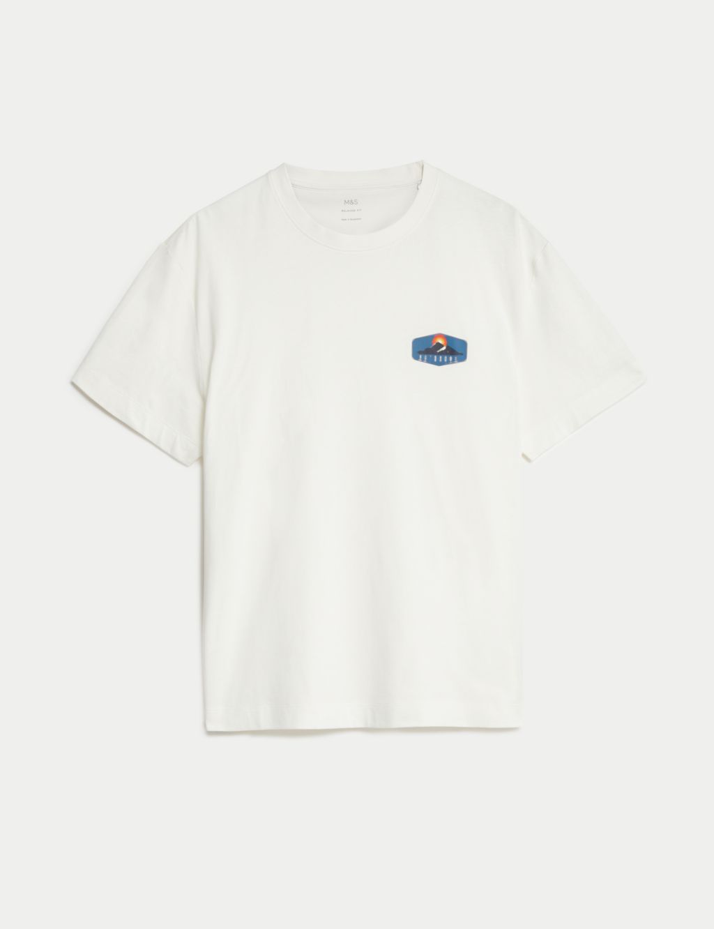 Pure Cotton Mountain Graphic T-Shirt image 2