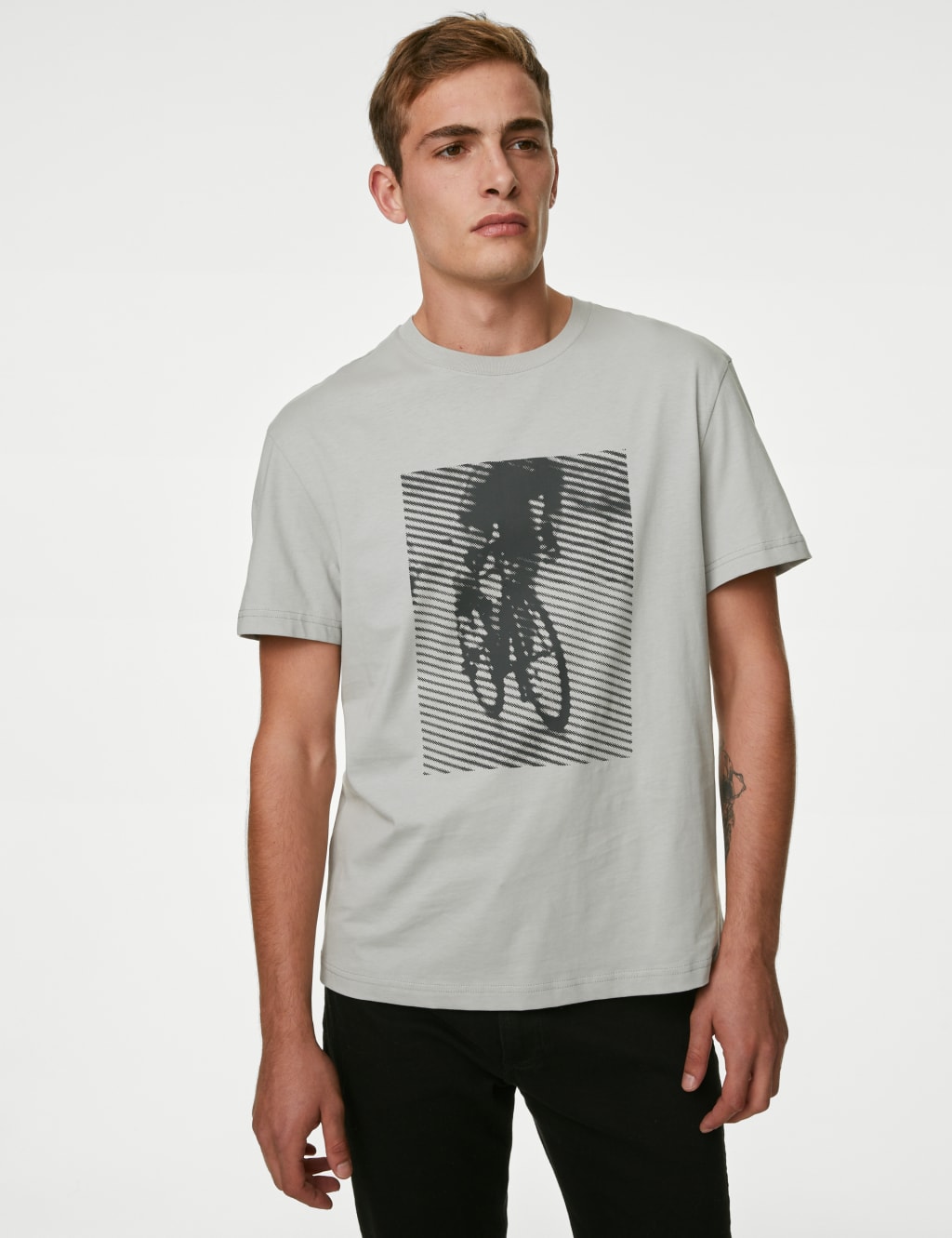 Pure Cotton Bike Graphic T-Shirt image 1