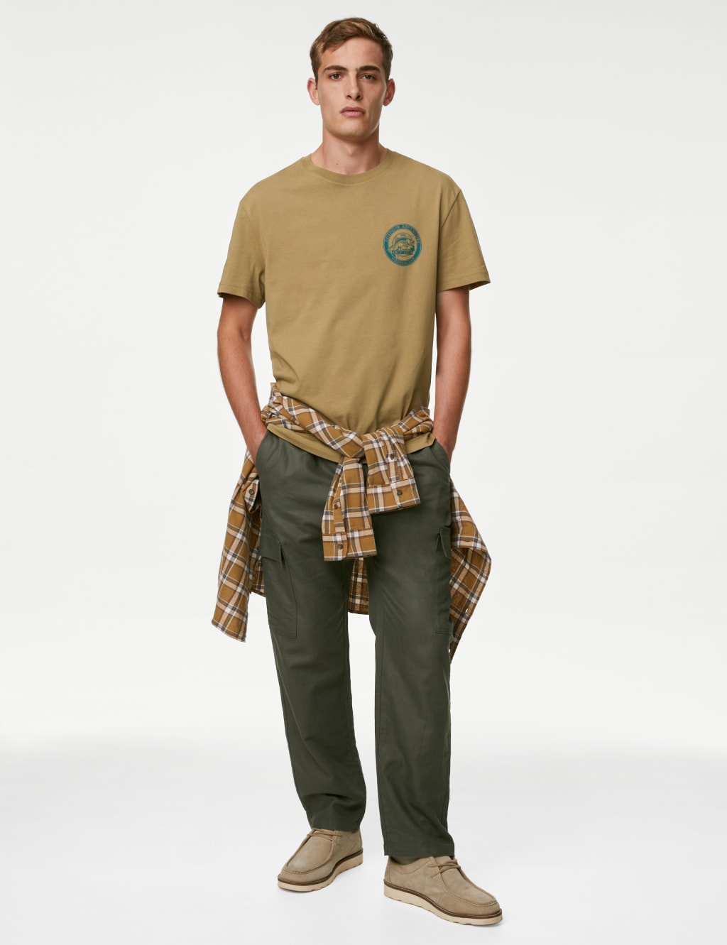 Pure Cotton Fishing Graphic T-Shirt image 3