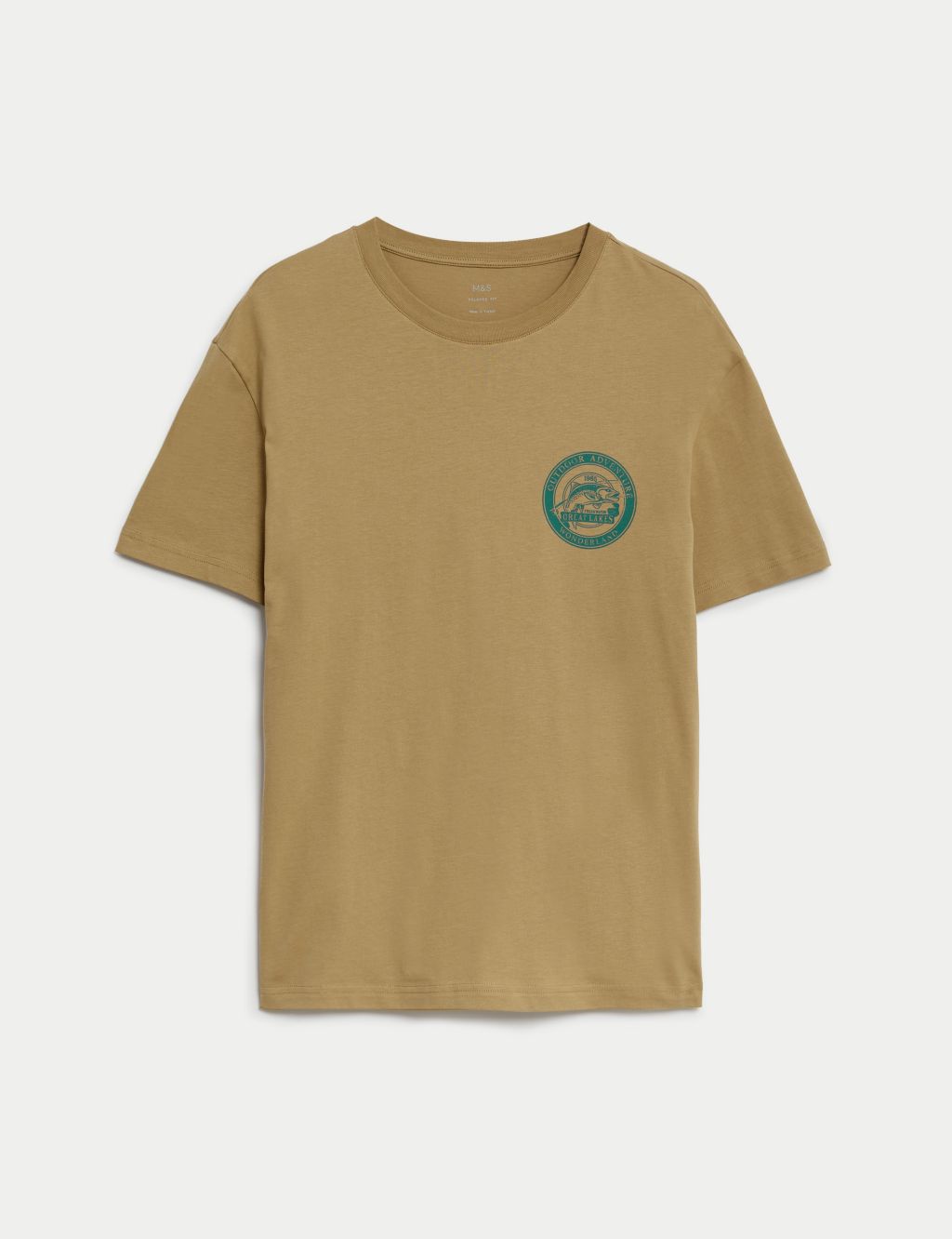 Pure Cotton Fishing Graphic T-Shirt image 2
