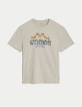Relaxed Fit Pure Cotton Wilderness T-Shirt
