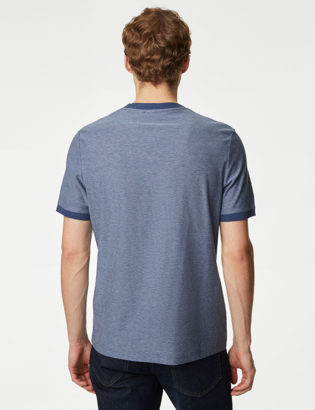 Pure Cotton Tipped T-Shirt image 5