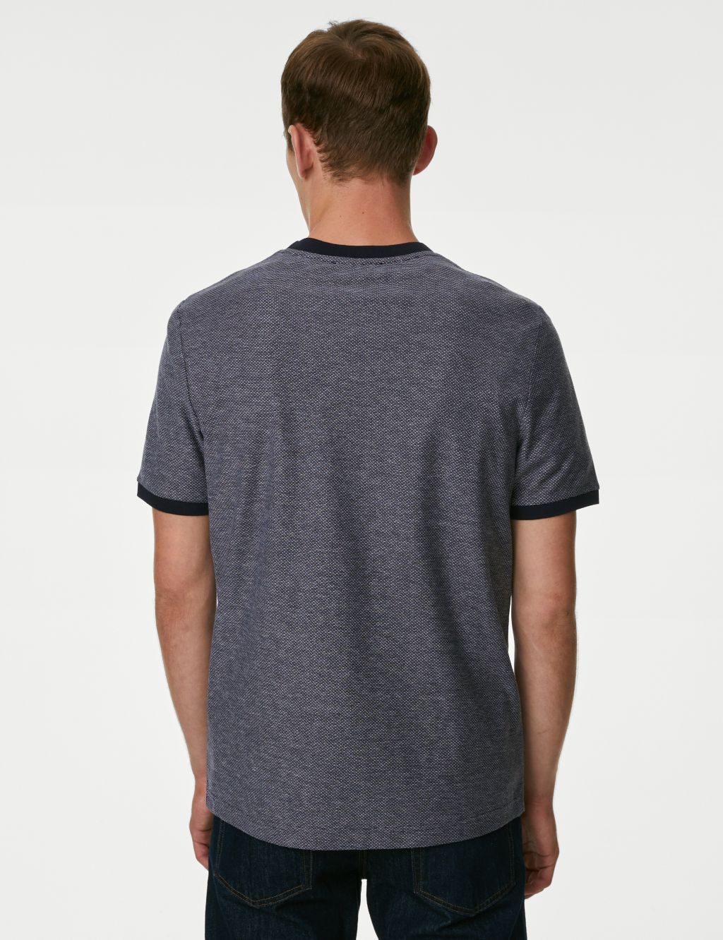 Pure Cotton Tipped T-Shirt image 5