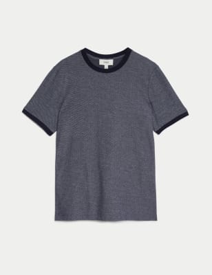 Pure Cotton Tipped T-Shirt