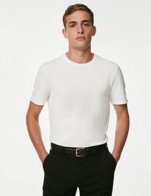 Pure Cotton Pique T-Shirt