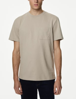 Pure Cotton Midweight Pocket T-shirt