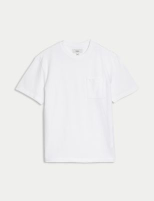 Pure Cotton Midweight Pocket T-shirt | M&S Collection | M&S