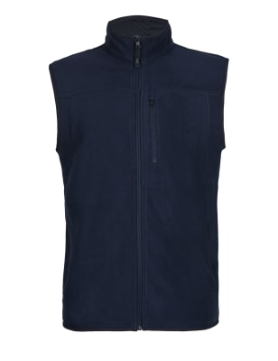 

M&S Collection Chaqueta polar con cremallera texturizadaMens - Navy, Navy