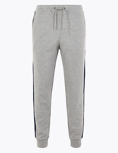 Cotton Tapered Leg Joggers