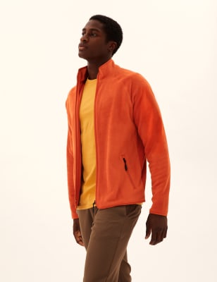 

Mens M&S Collection Recyceltes Mikro-Fleece - Dark Orange, Dark Orange
