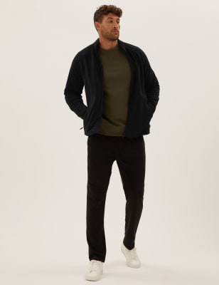 

Mens M&S Collection Recycled Micro Fleece - Black, Black