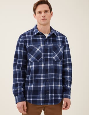 

M&S Collection Cubrecamisa polar recicladaMens - Air Force Blue, Air Force Blue