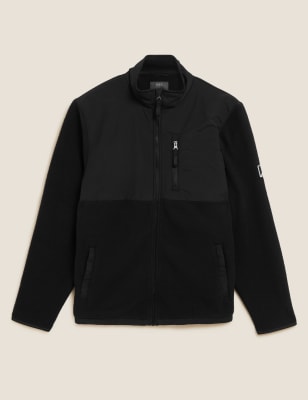 

Mens M&S Collection Polar Fleece Jacket - Black, Black