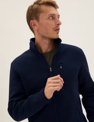 M&s mens fleece on sale jackets