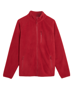 

M&S Collection Micropolar con capucha y cremalleraMens - Dark Coral, Dark Coral