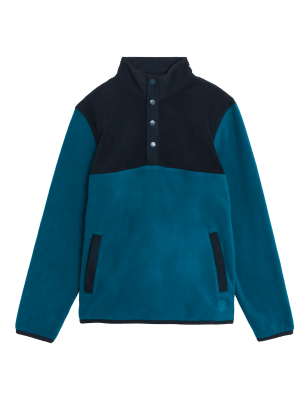 

Mens M&S Collection Recycled Micro Fleece - Dark Navy, Dark Navy
