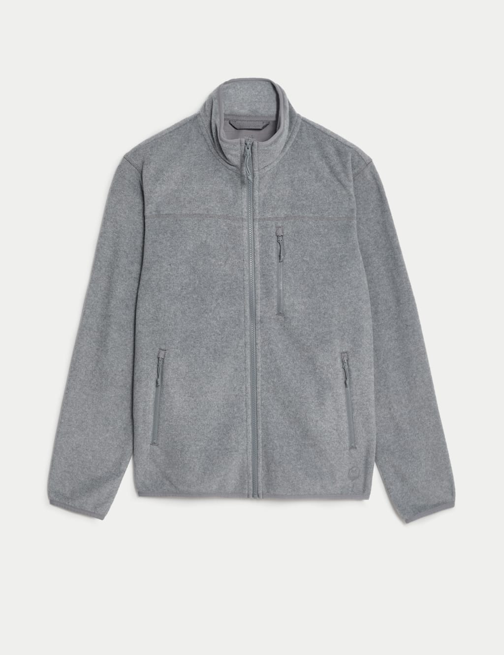 Recycled Fleece Zip Up Funnel Neck Jacket image 2