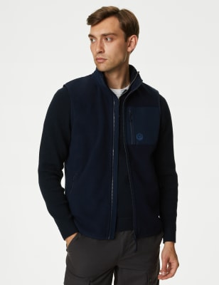 Micro fleece gilet on sale mens