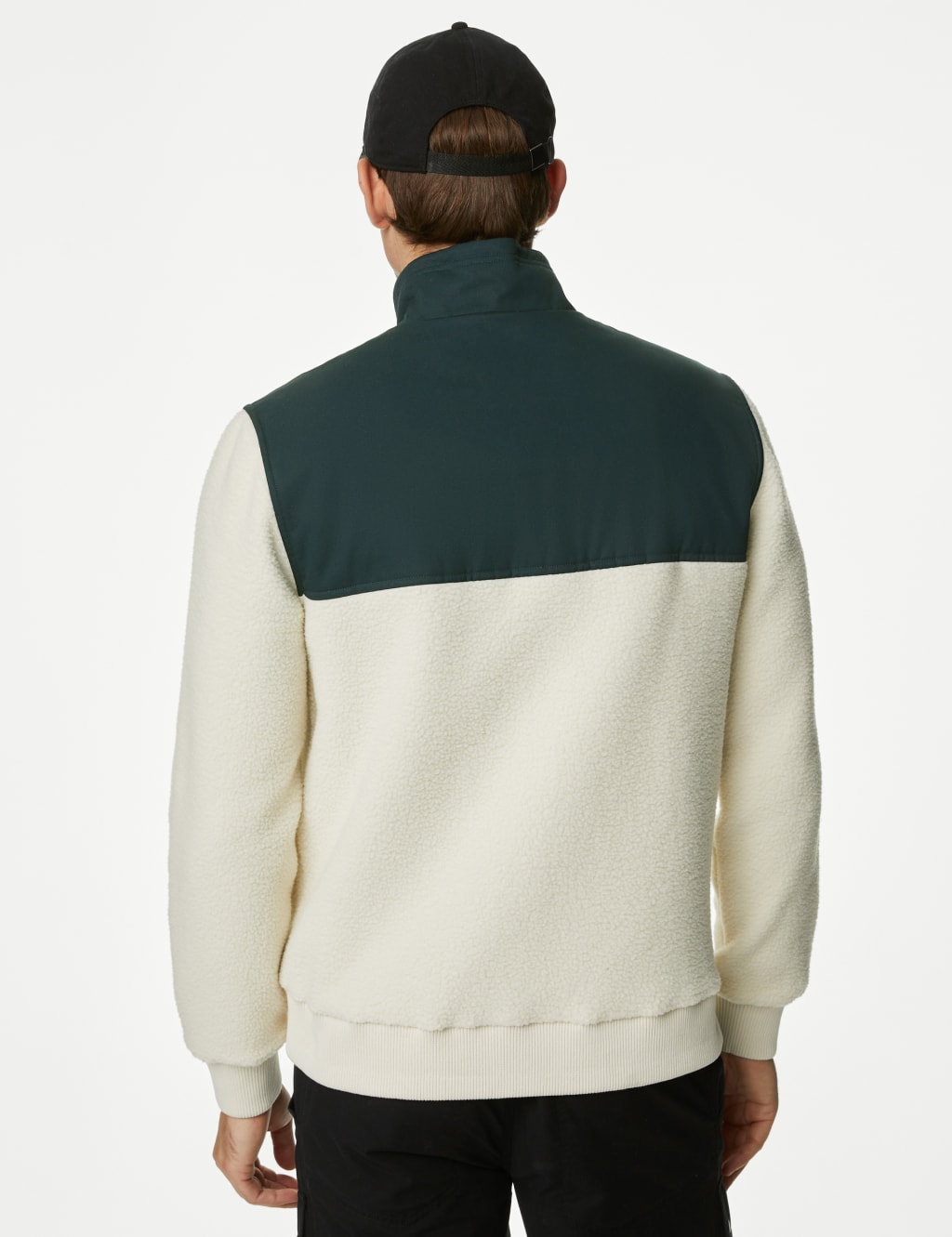 Recycled Polar Fleece Half Zip Jacket image 5