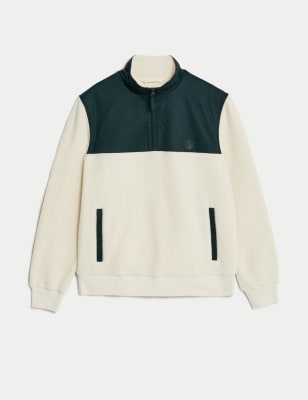 Recycled Polar Fleece Half Zip Jacket