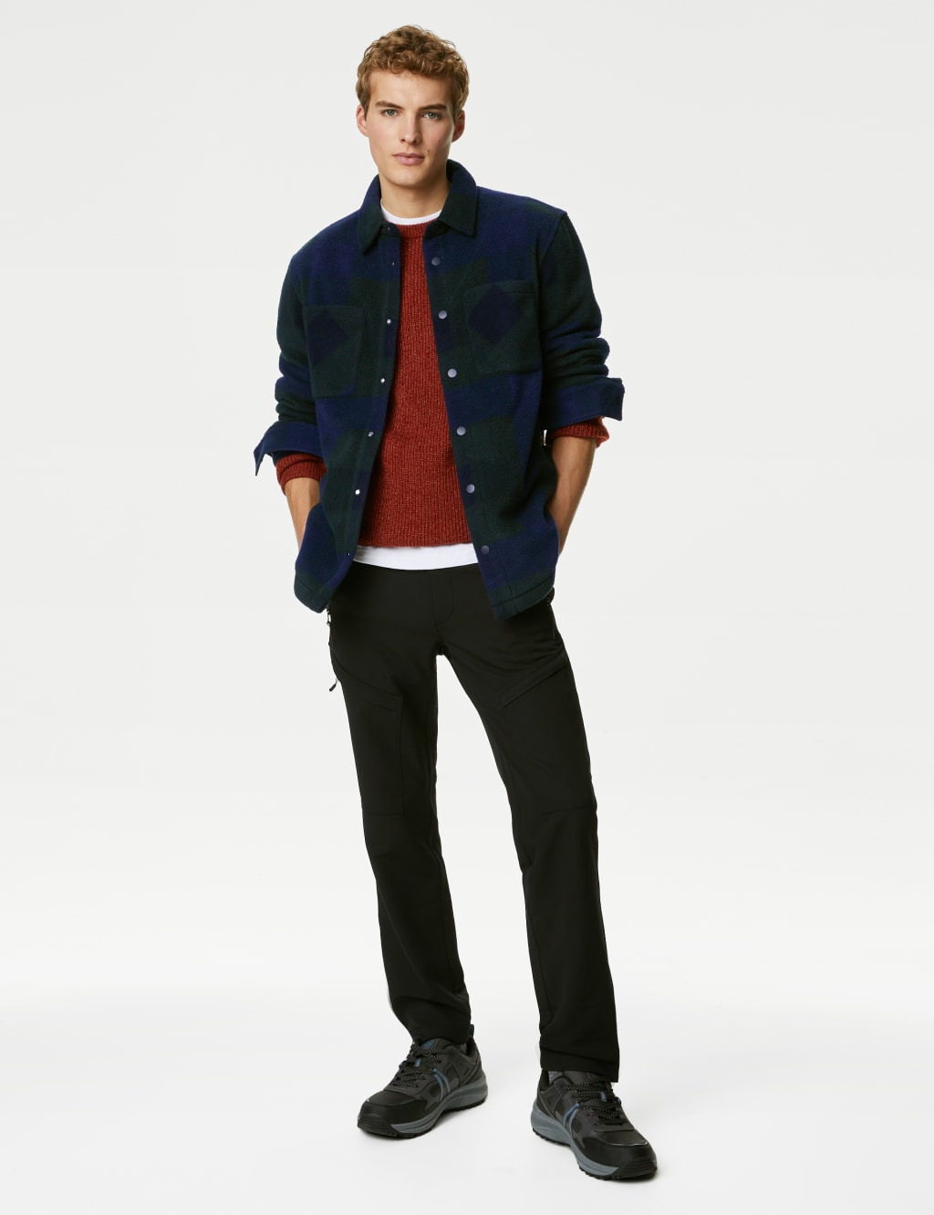 Fleece Check Overshirt image 1