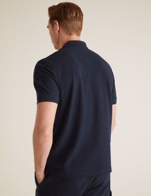 

Mens M&S Collection 2er-Pack Poloshirts aus reiner Baumwolle - Navy, Navy