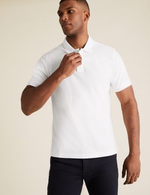 M&S Mens 2 Pack Pure Cotton Polo Shirts