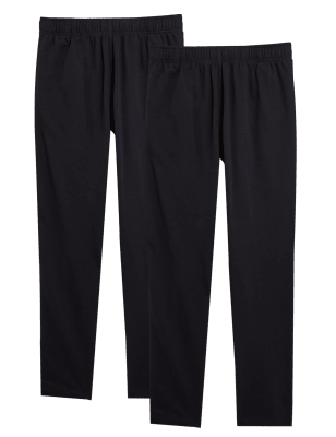 

Mens M&S Collection 2 Pack Cotton Rich Joggers - Navy, Navy