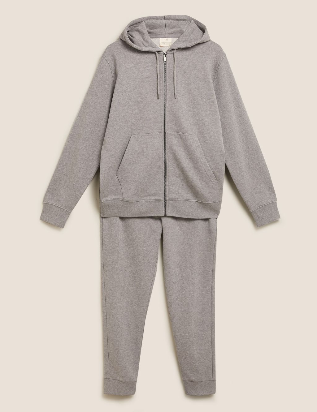 Pure Cotton Zip Up Hoodie & Joggers Set image 1