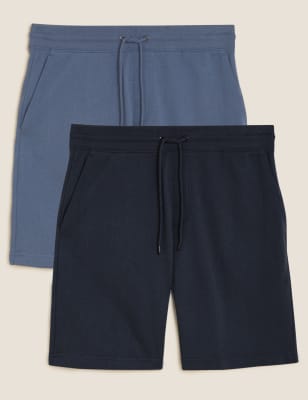 

Mens M&S Collection 2er-Pack Slips aus reiner Baumwolle - Air Force Blue, Air Force Blue