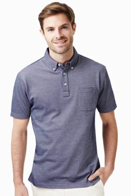 Button-Down Collar Polo Shirt | M☀S