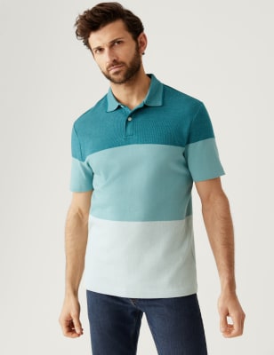 Cotton knit hotsell polo shirts